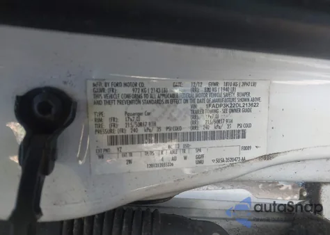 2013 Ford Focus Se from USA, damaged, VIN 1FADP3K22DL213622